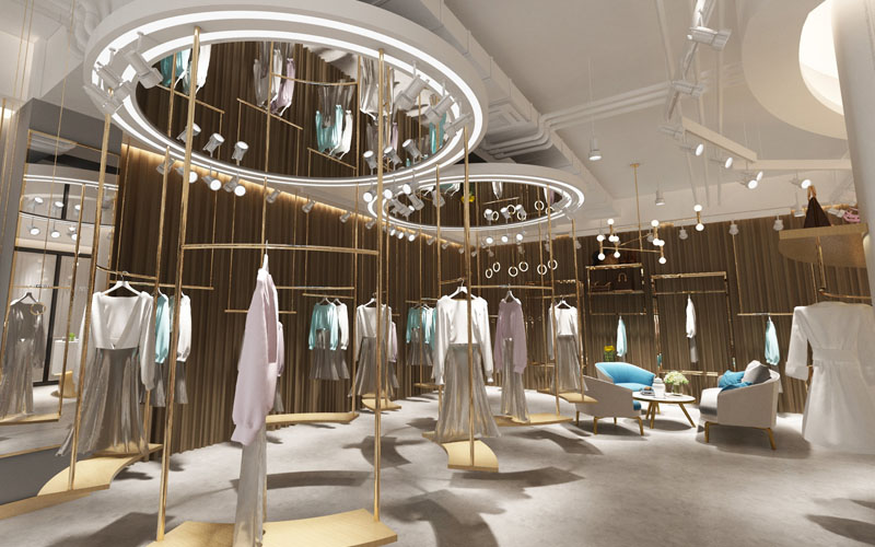 帛弈時(shí)尚女裝店360°全景案例